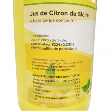 Jus de citron italie 500 ml-Assaisonnement et Condiments-panierexpress