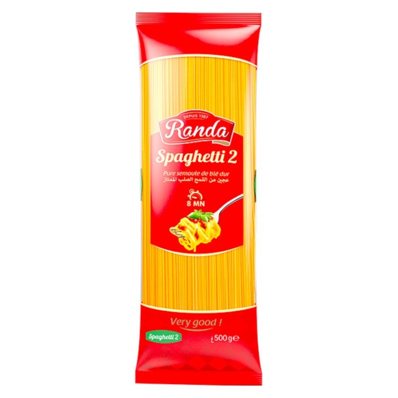 Spaghetti N°2 - 500g - randa-Pâtes et Nouilles-panierexpress