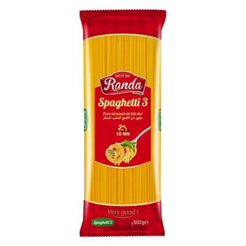 Spaghetti N°3 - 500g - randa-Pâtes et Nouilles-panierexpress