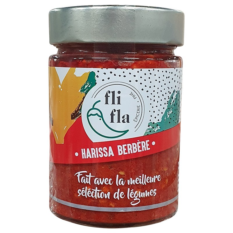 Harissa berbère - FLIFLA - 320g --Assaisonnement et Condiments-panierexpress