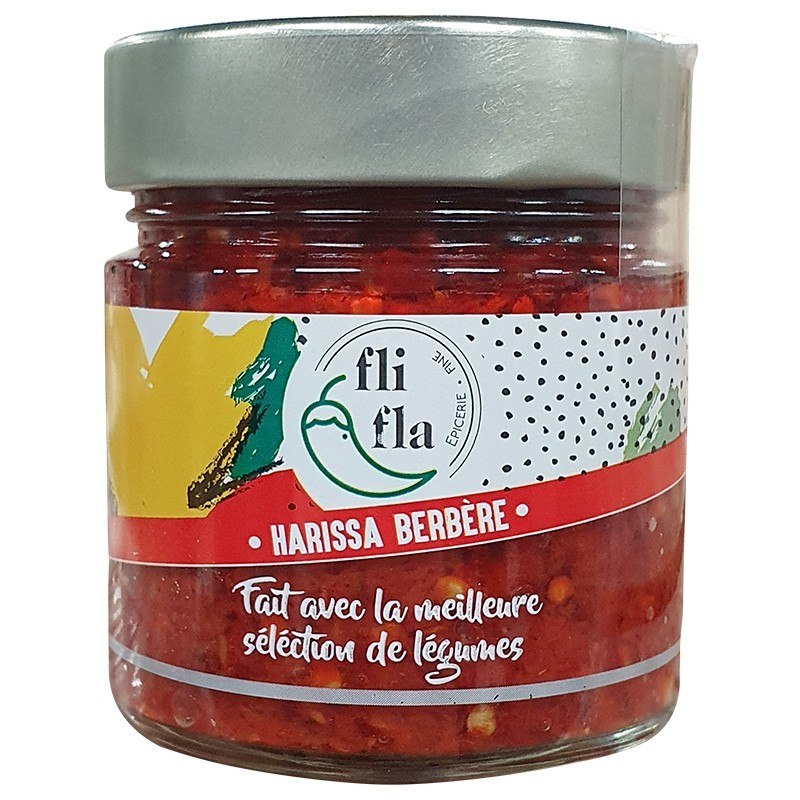 Harissa berbère - FLIFLA - 220g-Assaisonnement et Condiments-panierexpress