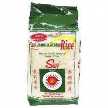 Brisure de riz cassé 2 fois - 1kg - Sun brand