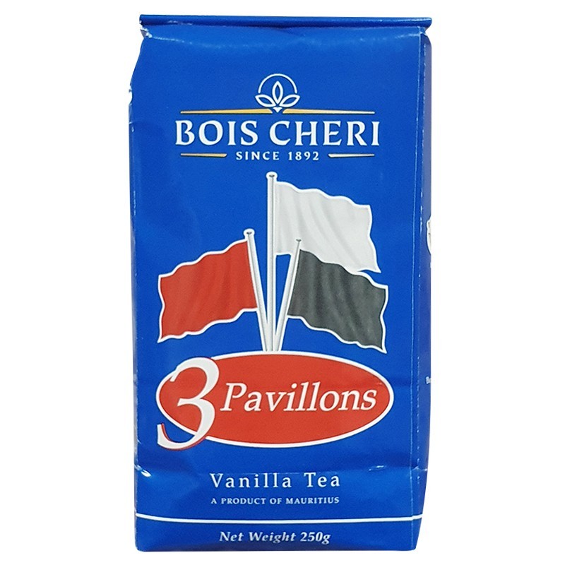 Thé Bois Chéri - saveur vanille - 250g - 3 pavillons - Panierexpres