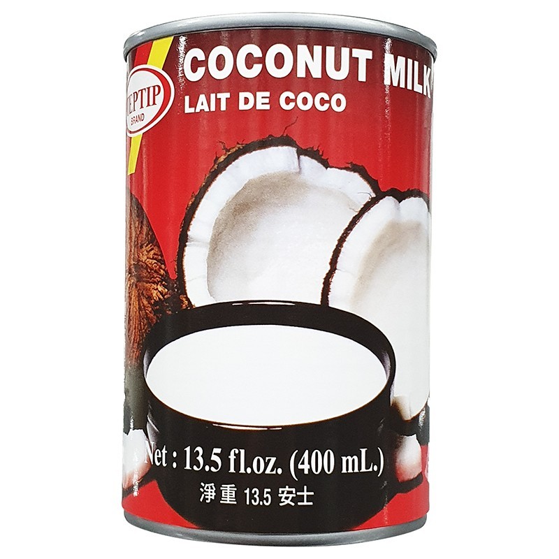 Lait de coco - TEPTIP - 400ml --Aide à la cuisine, bouillon-panierexpress