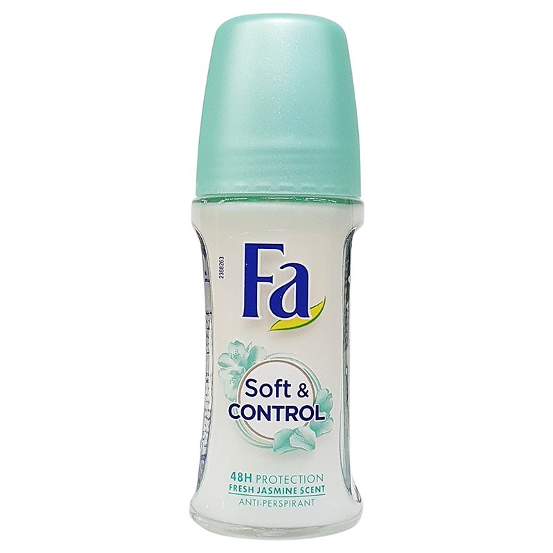 Fa Soft & CONTROL roll on FRESH JASMINE déodorant 50 ml-HYGIÈNE ET ENTRETIEN-panierexpress