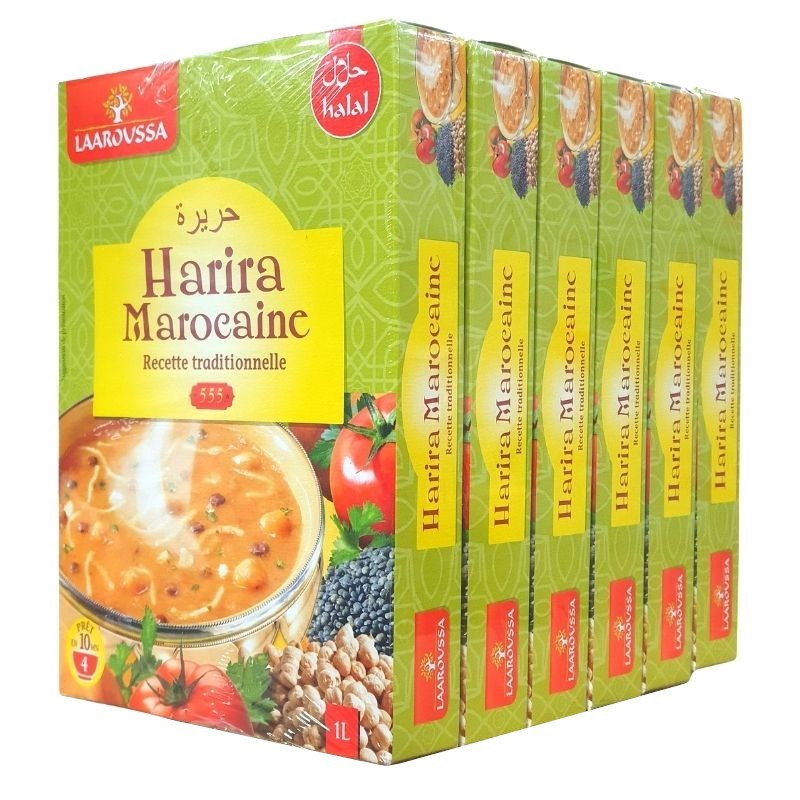 x6 Soupe Harira marocaine 115g LAAROUSSA-Conserves et Bocaux-panierexpress