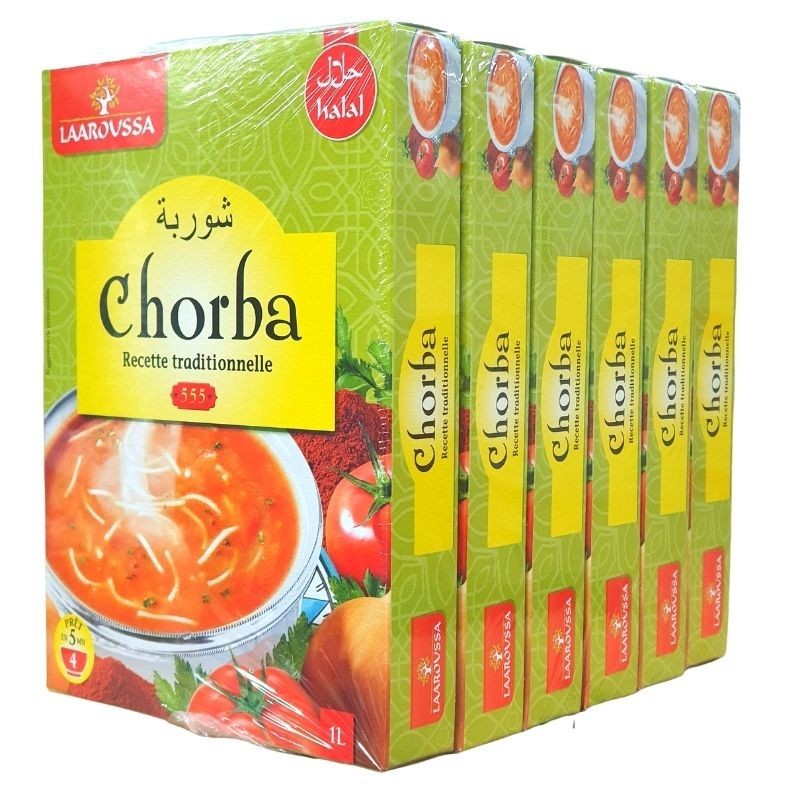x6 Soupe Chorba marocaine 102g LAAROUSSA 555-Conserves et Bocaux-panierexpress