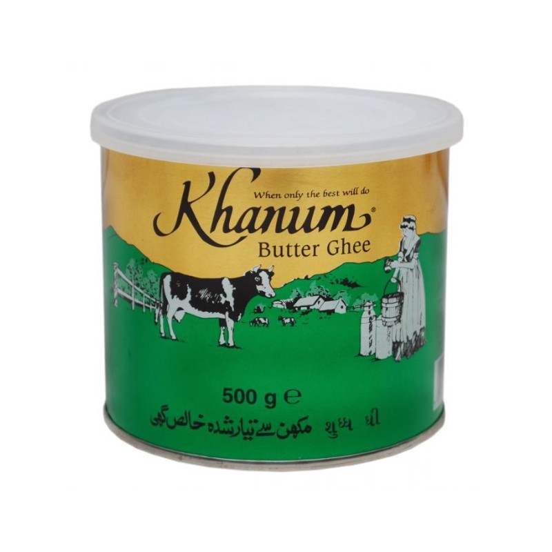 Pure butter ghee 500g beurre khanum-Aide à la cuisine, bouillon-panierexpress