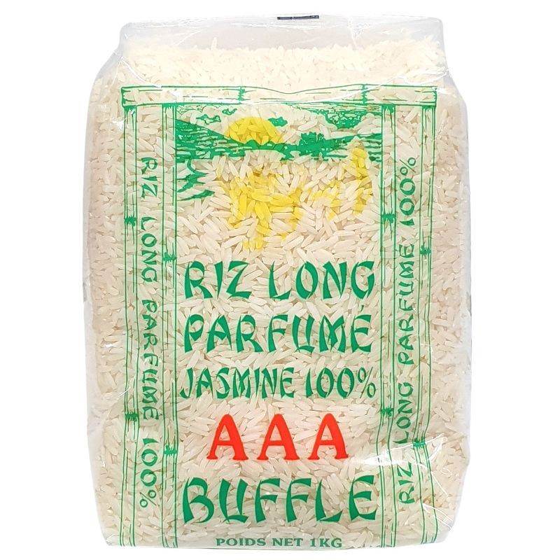 Riz long parfumé jasmin - 1kg - Buffle-ÉPICERIE-panierexpress