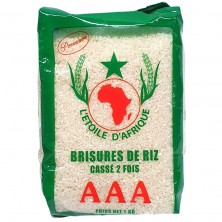 Brisure de riz cassé 2 fois - 1kg - Etoile d'Afrique
