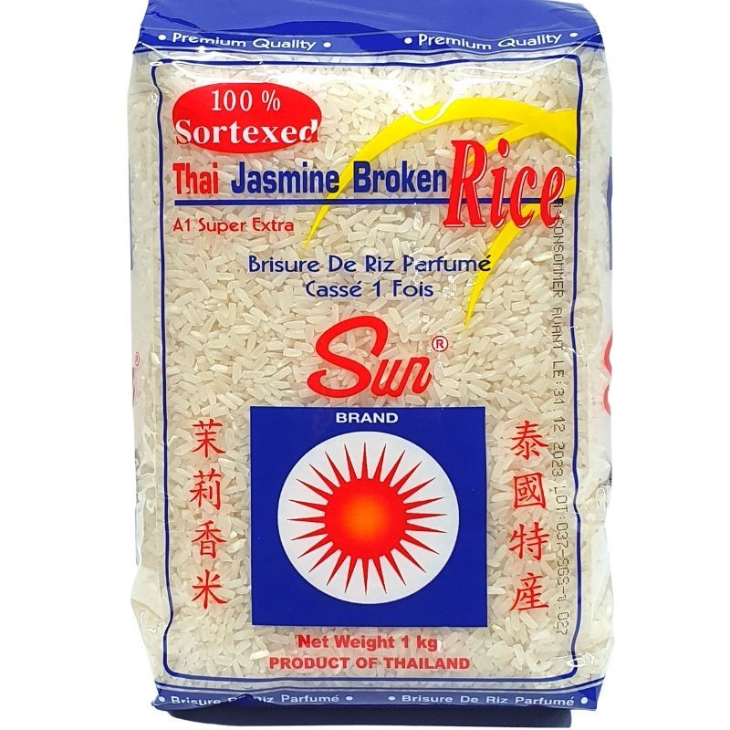 Brisure de riz cassé 1 fois - 1kg - Sun brand