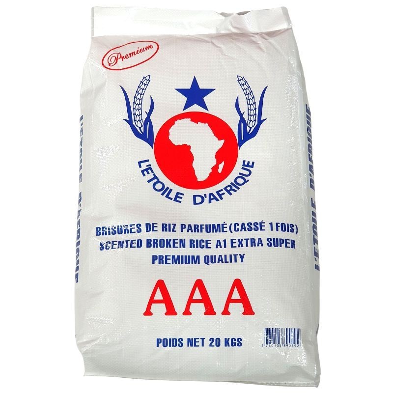 Brisure de riz cassé 1 fois - 20kg - Etoile d'Afrique-ÉPICERIE-panierexpress