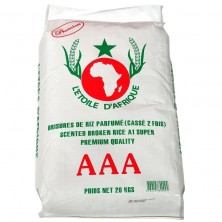 Brisure de riz parfumé cassé 2 fois - 20kg - Etoile d'Afrique-ÉPICERIE-panierexpress