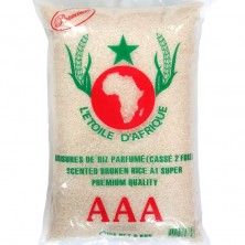 Brisure de riz cassé 2 fois - 5kg - Etoile Afrique