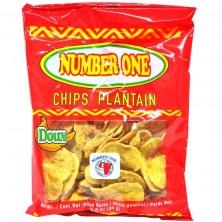 Chips de banane plantain sucrée 85G | NUMBER ONE