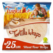 Tortilla Wraps 25cm 18 pièces Turka