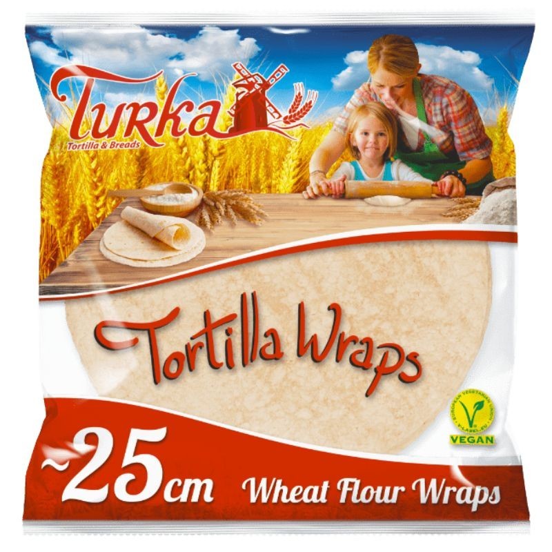 Tortilla Wraps 25cm 18 pièces Turka-ÉPICERIE SALEE-panierexpress
