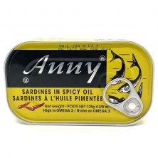 Sardines à l'huile pimentée 125g Anny-Conserves et Bocaux-panierexpress
