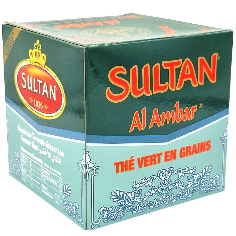 Thé vert en grains | Al Ambar | 200g | Sultan-Boissons chaudes-panierexpress