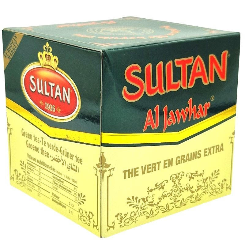 Thé vert en grains | Al Jawhar | 500g | Sultan-Boissons chaudes-panierexpress