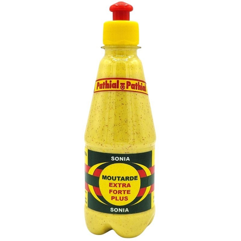 Moutarde extra forte plus Sonia 330g du Sénégal - La saveur qui réveillera vos papilles-Assaisonnement et Condiments-panierexpress