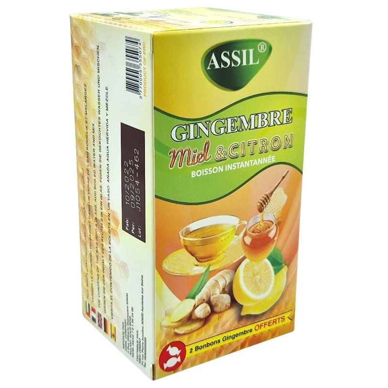 Tisane Gingembre Miel & Citron - ASSIL-ÉPICERIE SUCRÉE-panierexpress