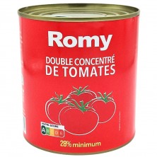 Double concentré de tomates - Romy - 800g