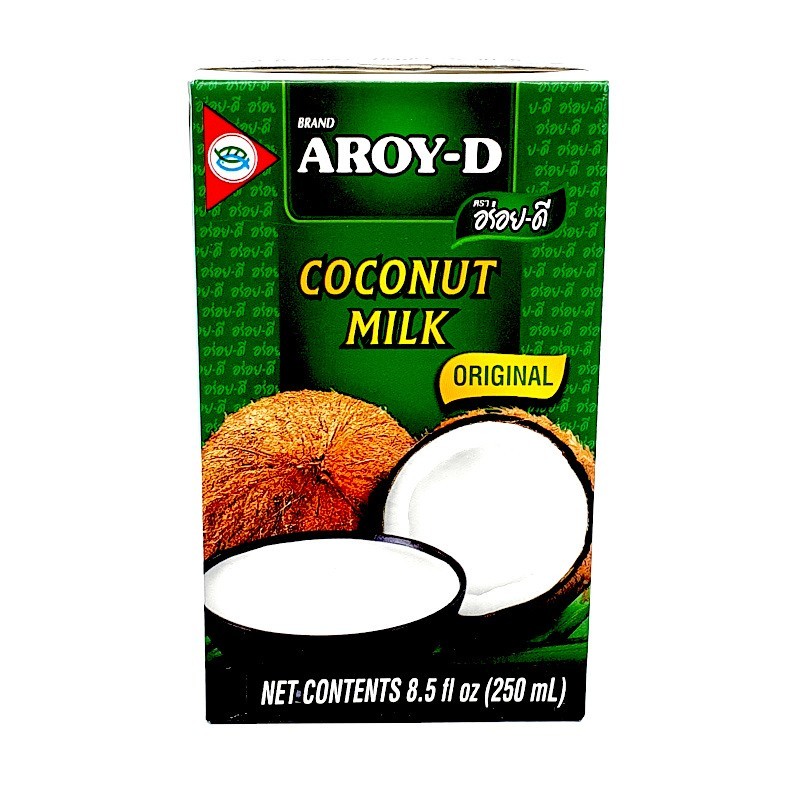 Lait de coco - Aroy-D - 250ml --Aide à la cuisine, bouillon-panierexpress