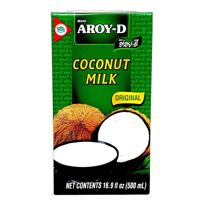 Lait de coco - Aroy-D - 500ml --Aide à la cuisine, bouillon-panierexpress