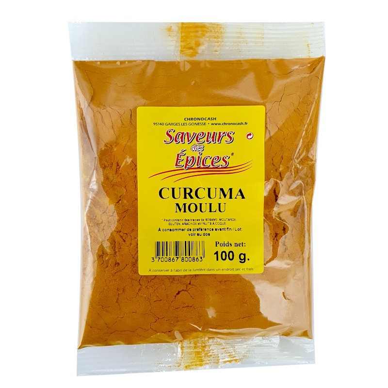 Curcuma moulue 100g-Assaisonnement et Condiments-panierexpress