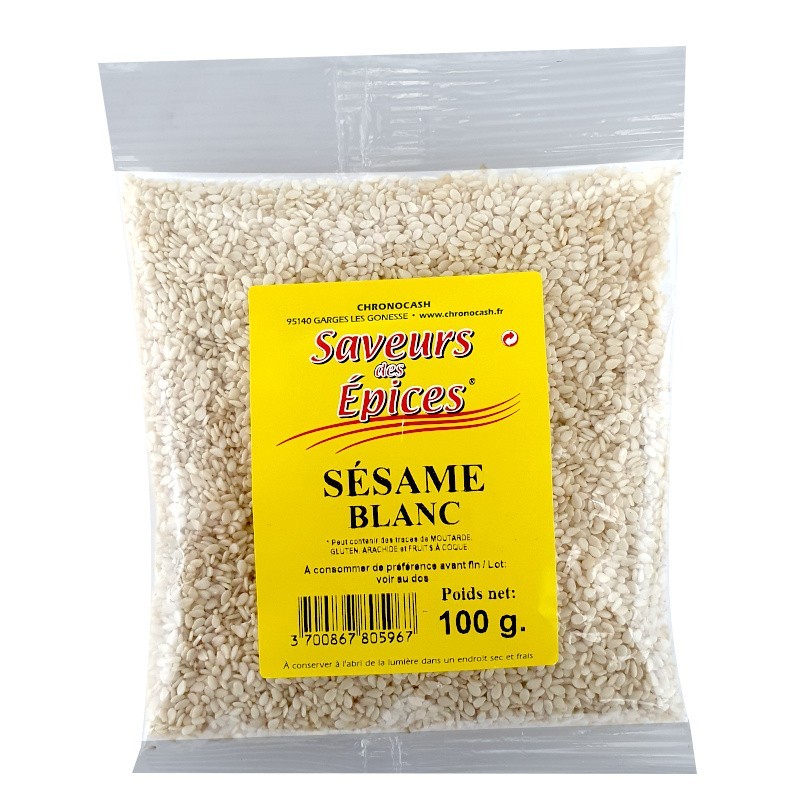Sésame blanc 100g-Epices sel & poivres-panierexpress