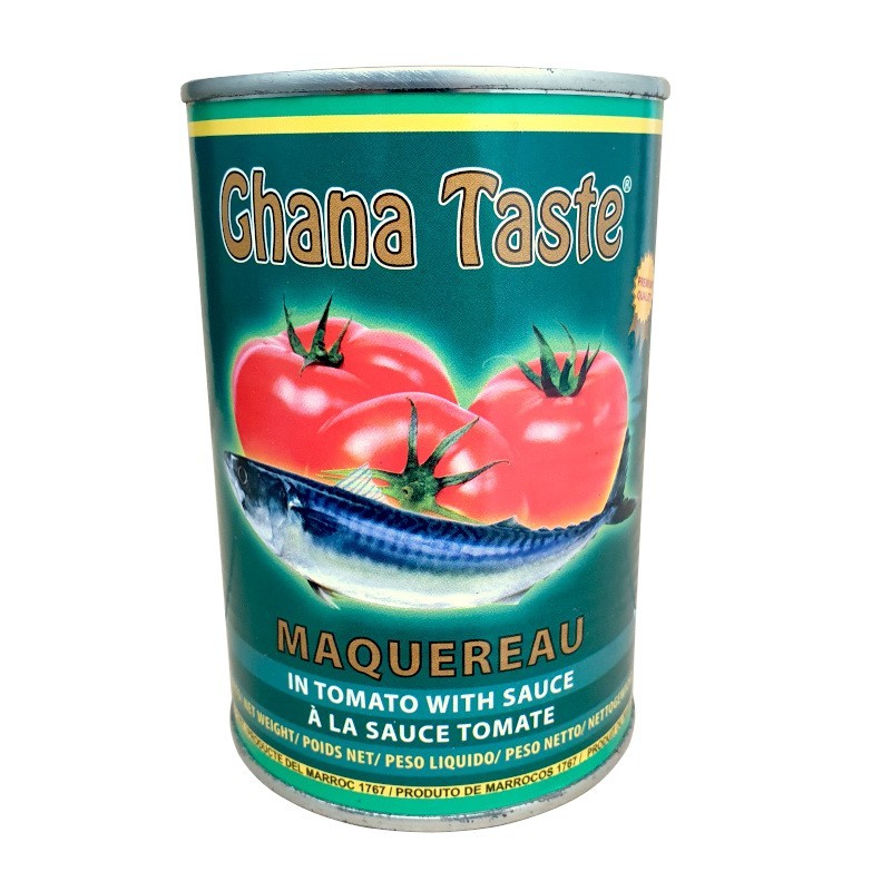 Maquereaux sauce tomate 425g ghana taste-Conserves et Bocaux-panierexpress