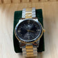 Montre Homme Bestwin 232 Quartz Classique - Bracelet Bicolore Noir & Or