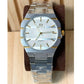 Montre Homme BESTWIN Argenté Doré Quartz - Bracelet Acier Inoxydable