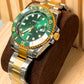 Montre Homme Halei Dive 40 mm Quartz – Bracelet Acier Inoxydable Doré