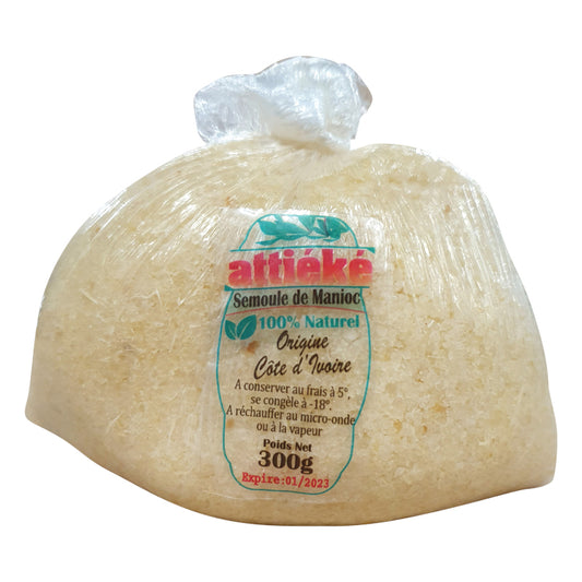 Attiéké couscous de manioc en boule précuit