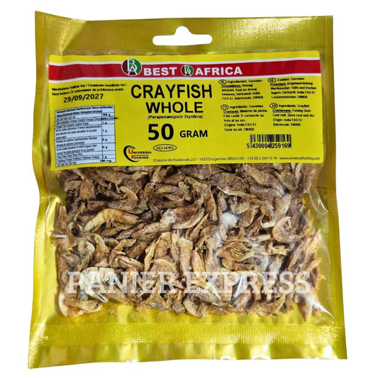 Crevettes Séchées Entières - 50g Crayfish Whole