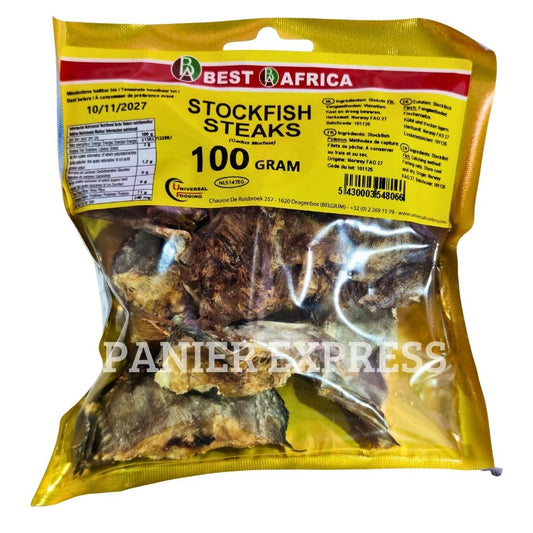 Morue Séchée en Steaks - 100g Stockfish Steaks