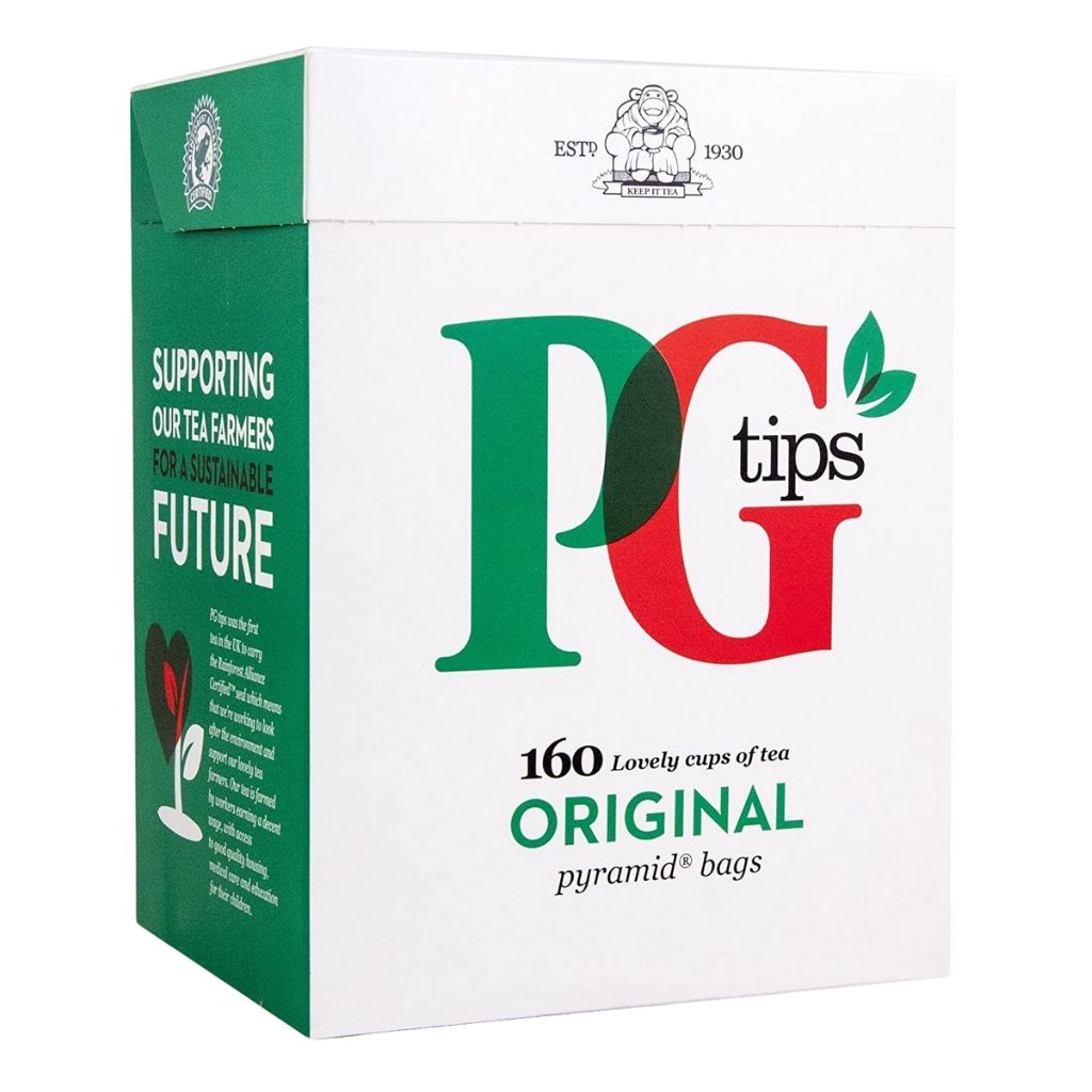 PG Tips Original Thé Noir - Sachets de Thé Pyramide 160 pièces
