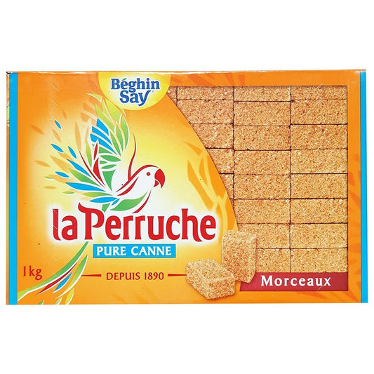 Sucre roux morceaux - LA PERRUCHE - 1kg -