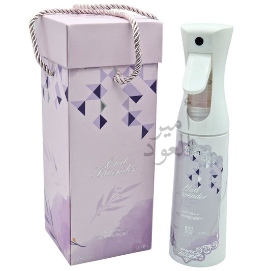 Désodorisant Oud Lavender Ahmed Al Maghribi 300ml Spray d’intérieur