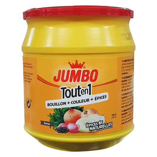 Bouillon tout en 1 couleur et épices jumbo 500g