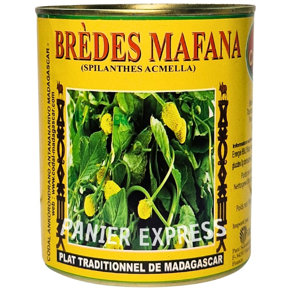 Brèdes Mafana 800g Codal - Plat traditionnel de Madagascar