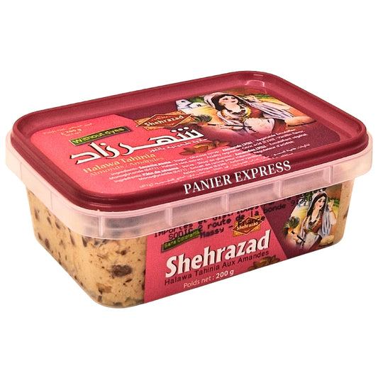 Chamia Halva Amandes Shehrazad 200g – Boîte plastique

