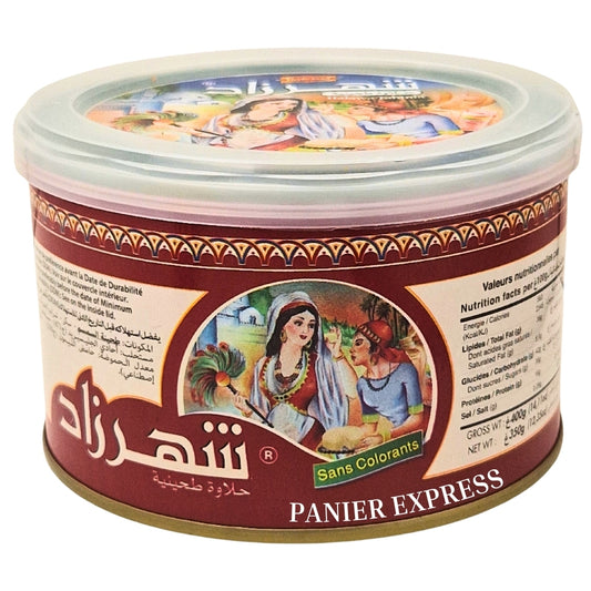 Chamia Halva Amandes Shehrazad 350g – Boîte métallique

