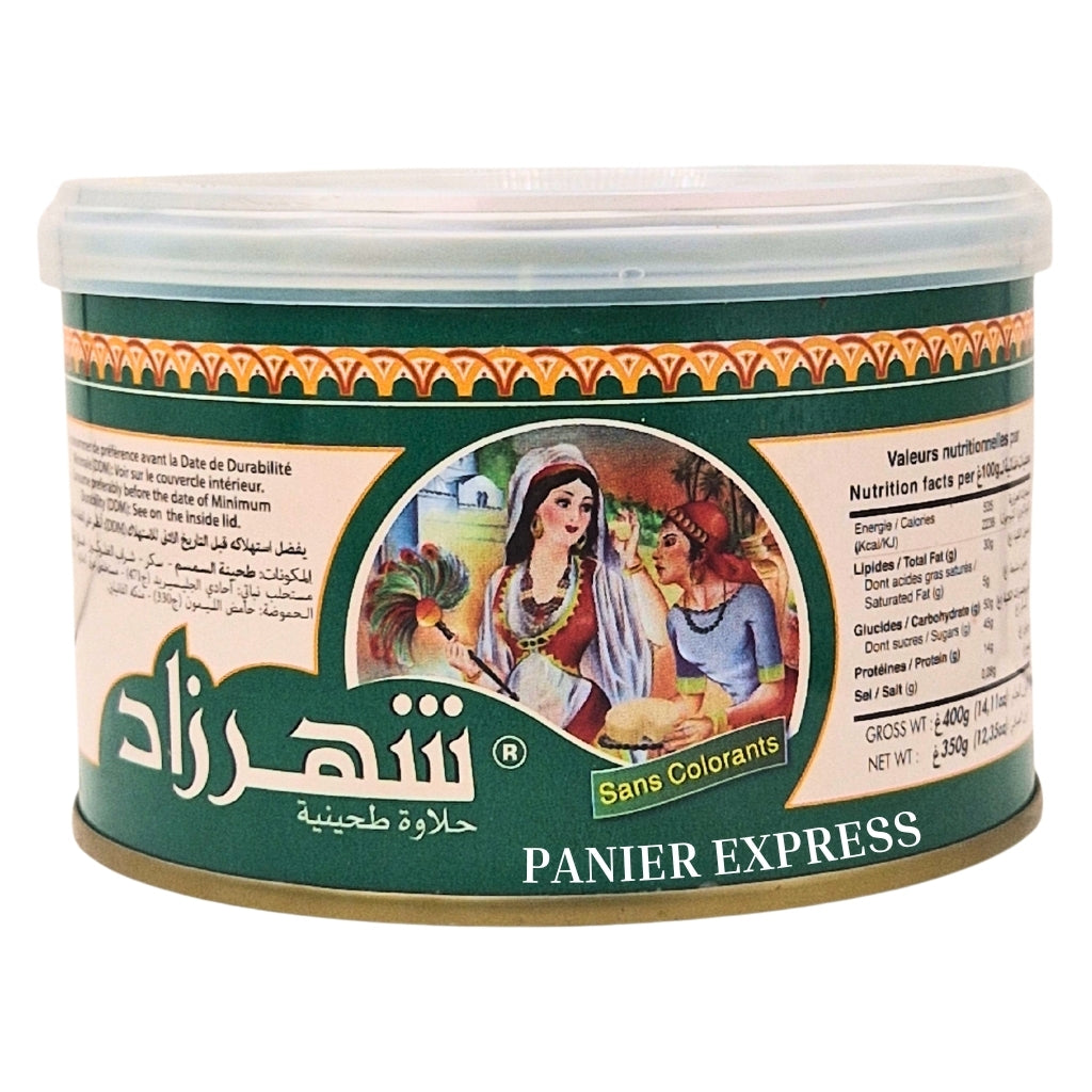 Chamía Halva aux Pistaches Shehrazad 350g – Boîte Métallique – Halva Sans Colorants

