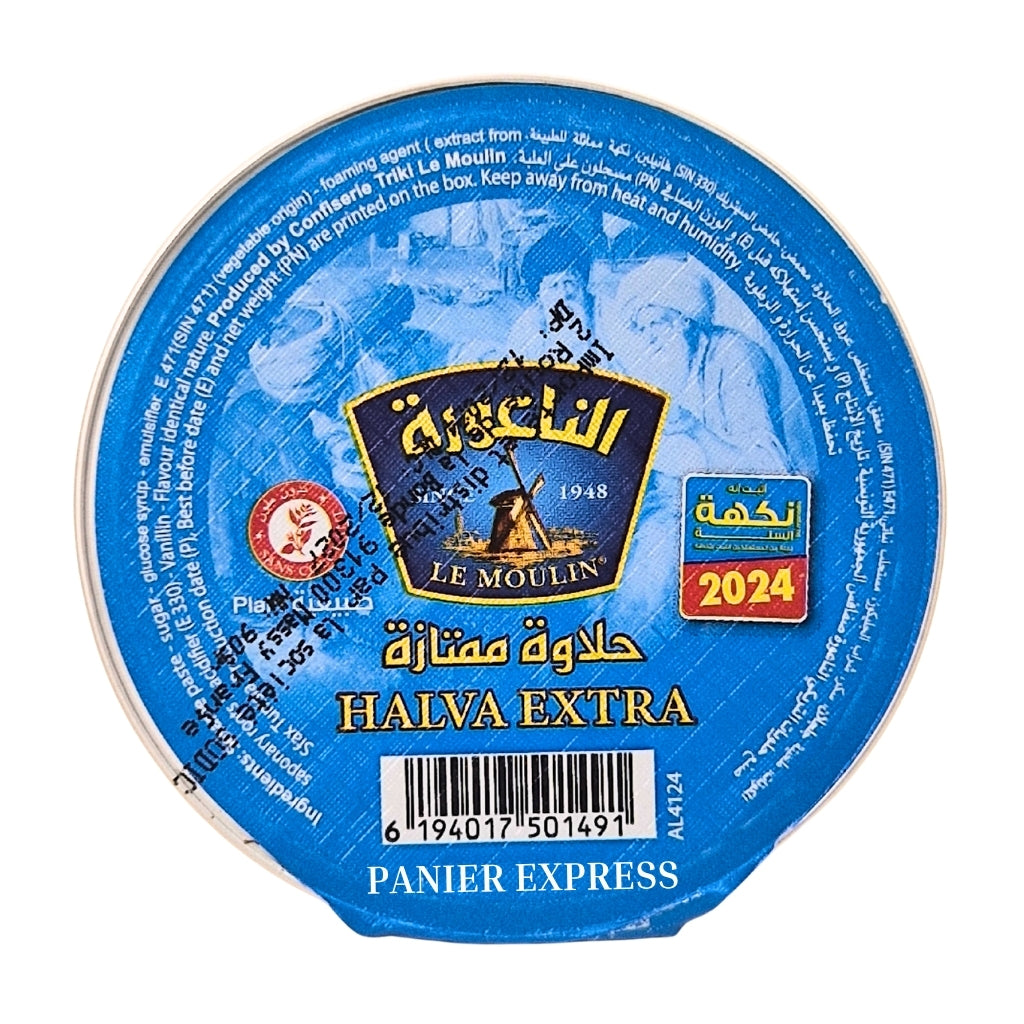 Chamía Halva Nature Le Moulin 90g – Boîte Métallique – Halva Sans Colorants

