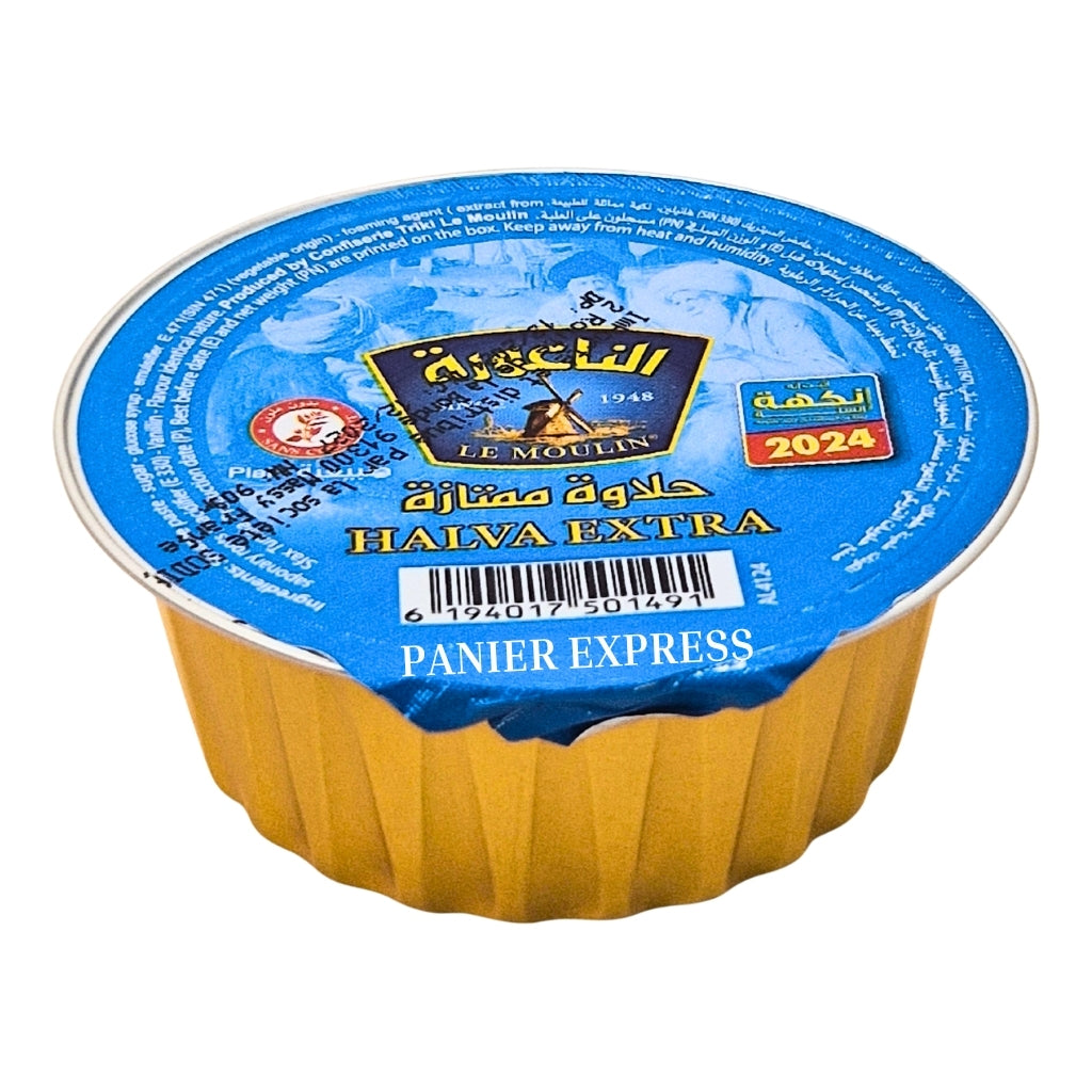 Chamía Halva Nature Le Moulin 90g – Boîte Métallique – Halva Sans Colorants

