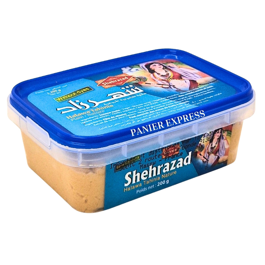 Chamía Halva Nature Shehrazad 200g – Boîte Plastique – Halva Sans Colorants
