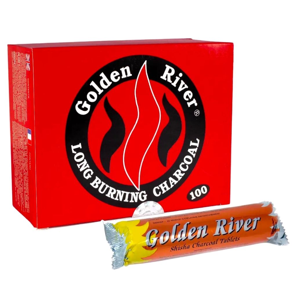 Golden River Charbon À Combustion Lente 100 Pièces